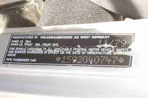 1979 Volkswagen Super Beetle Base Convertible 2-Door 1.6L, US $10,000.00, image 21