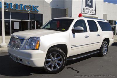 Awd 4dr 1500 denali gmc yukon xl denali low miles suv automatic vortec 6.2l v8 s