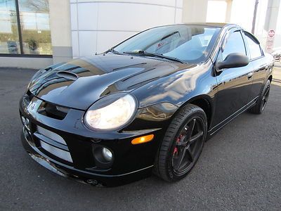 2004 dodge neon srt-4 5 speed agp big turbo upgrade kit modified blk/blk clean!