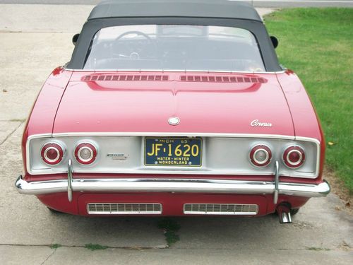 1965 corvair corsa convertible 4 speed turbo 180 h.p. engine