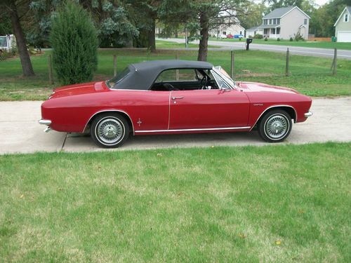 1965 Corvair Corsa Convertible 4 speed Turbo 180 H.P. engine, image 2