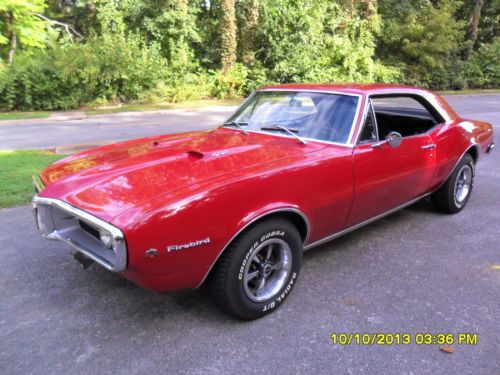 1967 pontaic firebird  factory 400   4 speed w/ concole