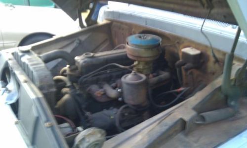 1960 panel truck in primer runs and drives 6 cylinder 3speed manual trans