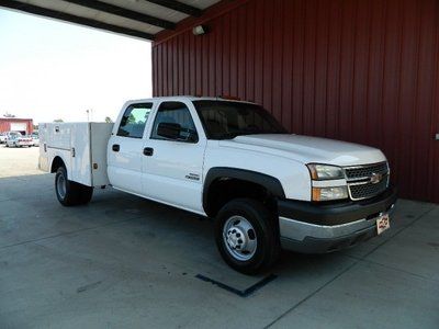 W/t duramax diesel 6.6l allison transmission crew cab utility bed