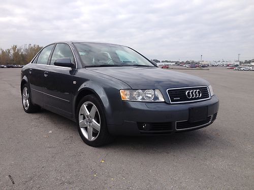 2004 audi a4 quattro premium sedan 4-door 3.0l awd loaded very clean no reserve!