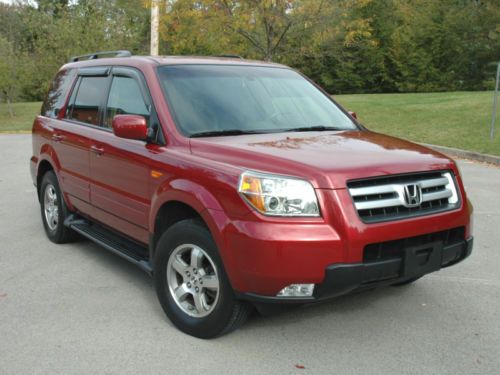 2006 honda pilot ex-l non-smoked in 8 passenger family suv, leater, 4wd