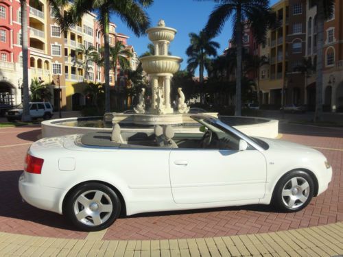 Florida ,2004 audi a 4 convertible, no reserve!1.8 turbocharged