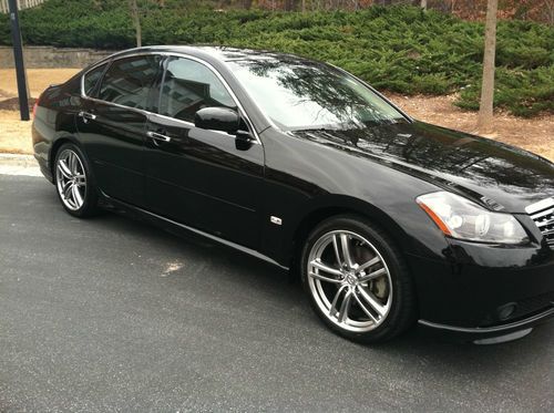 2007 infiniti m45 sport sedan 4-door 4.5l front &amp; rear dvd backup camera