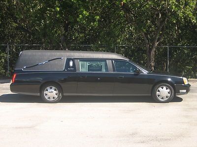 2003 04 05 02 01 00  cadillac deville hearse funeral 52k non smoker no reserve!