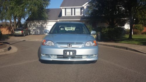 2003 honda civic hybrid clean title loaded keyless a/c no reserve nr