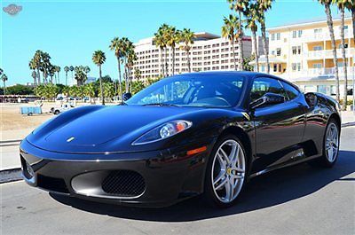 &#039;06 f430 coupe. black/black, 5350 miles, shields, power daytonas, bluetooth....