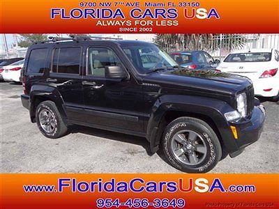 2008 jeep liberty sport 4x4 6-spd manual low miles 2-owners clean carfax