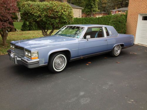 1984 cadillac fleetwood brougham d&#039;elegance coupe 2-door 4.1l