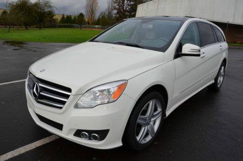 2011 mercedes benz r350 4matic awd 3.5l v6 50k miles nav roof bluetooth seats 6