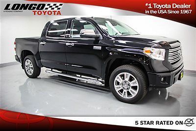 Crewmax 5.7l v8 6-spd at platinum low miles 4 dr crew cab truck automatic