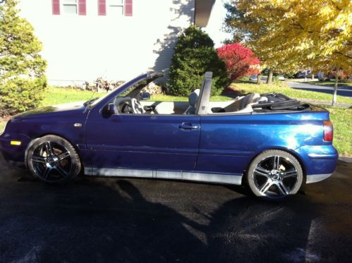 2000 volkswagen cabrio gls convertible 2-door 2.0l