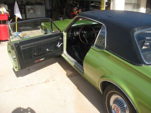 1967 mercury cougar 289 4v a-code automatic 2nd owner car  rust free car