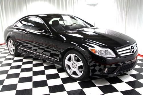 2008 mercedes cl550 sport! loaded! p2 pkg! htd seat! night vision! clean carfax!
