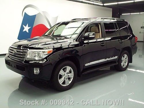 2013 toyota land cruiser 4x4 sunroof nav dvd 8-pass 11k texas direct auto