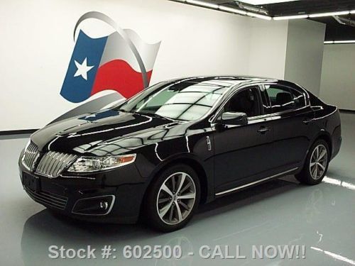 2009 lincoln mks awd ultimate tech pano roof nav 52k mi texas direct auto