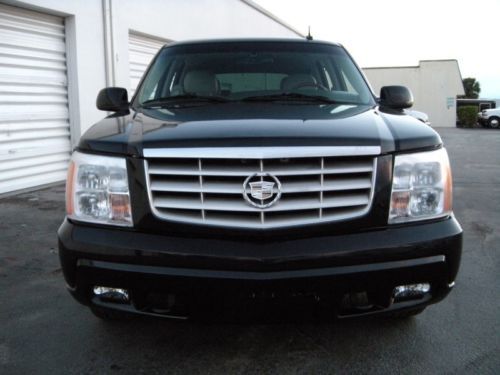 2003 cadillac escalade black with tan interior very clean, recent service