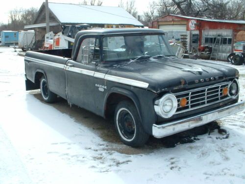 1967 dodge truck custom d100 sweptline pickup 383 big block w/ automatic