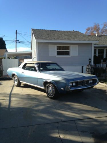 1969 mercury cougar convefrtible rust free car