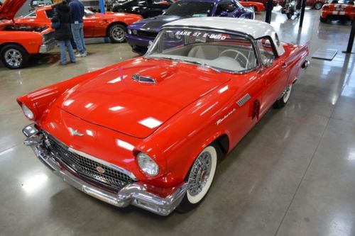 1957 ford thunderbird e-code, very rare, complete frame-off restoration