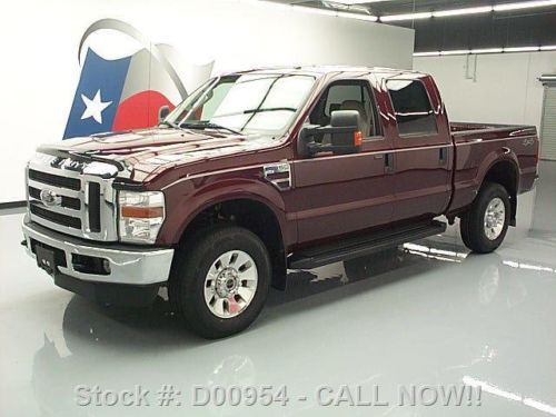 2008 ford f-350 lariat crew 4x4 diesel htd leather 61k texas direct auto