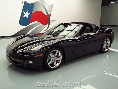 2006 chevy corvette 3lt z51 auto leather nav hud 57k mi texas direct auto