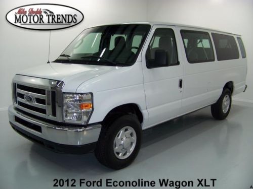 2012 ford e-350 econoline xlt 15 passenger park assist rear ac cd media 40k