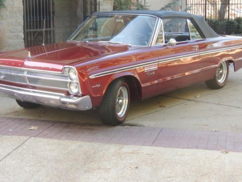 1965 plymouth fury lll convertible 426 street wedge in restored condition