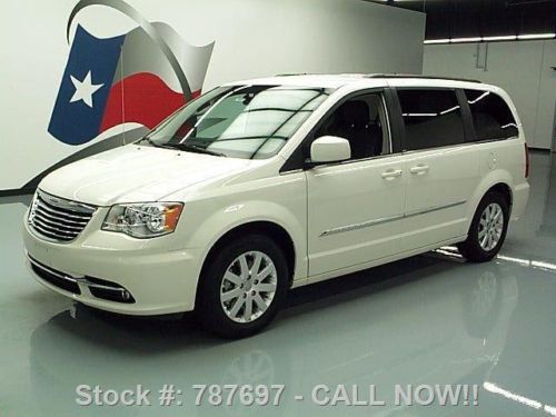 2013 chrysler town &amp; country touring leather dvd 13k mi texas direct auto