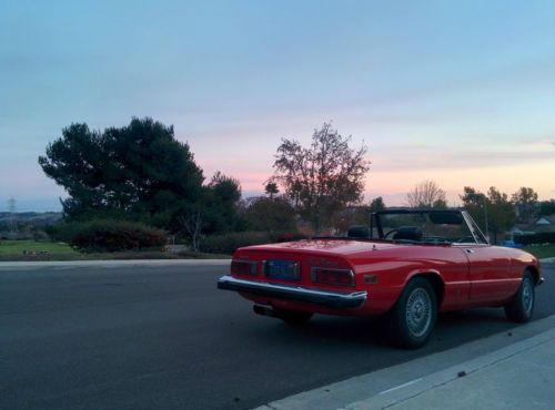 1974 alfa romeo spider inezione restored rust free