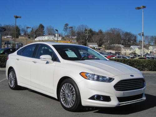 Ford fusion 2013 titanium awd edition 2.0 ecoboost loaded nav roof hot color a+