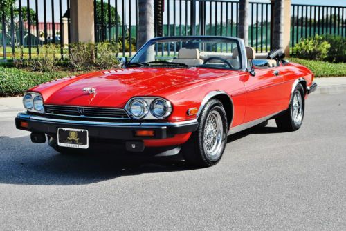 Pic&#039;s say&#039;s it all 1991 jaguar xjs v-12 convertible in beautiful condition v-12