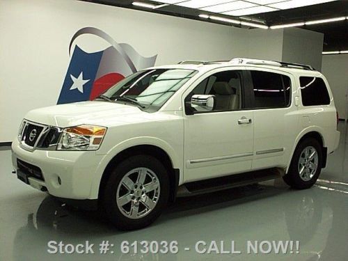 2010 nissan armada platinum sunroof nav dvd 20&#039;s 75k mi texas direct auto