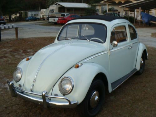 1961 vw real original ragtop .