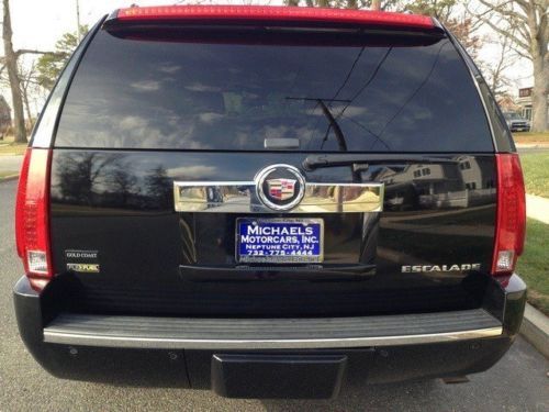 CADILLAC ESCALADE BLACK LEATHER NAVI AWD CHROME WHEELS, US $29,995.00, image 5