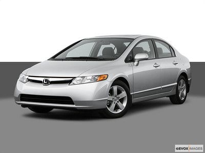 2007 honda civic ex sedan 4-door 1.8l low miles rebuilt title low reserve