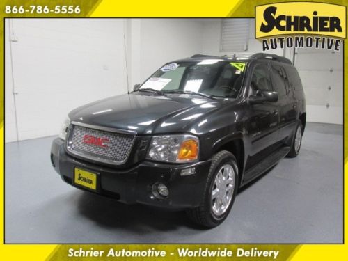 2006 gmc envoy xl black 7 passenger 4x4 sunroof rear ent on star