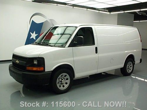 2012 chevy express cargo van v6 partition wall only 29k texas direct auto