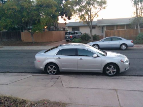 2012 chevrolet malibu lt sedan 4-door 2.4l silver 36k miles