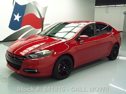 2013 dodge dart rallye turbo 6-speed nav rear cam 19k!! texas direct auto