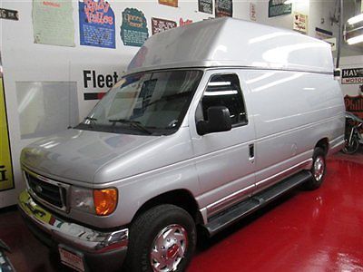 No reserve 2005 ford e-250 hi-top ext cargo/display van, 1 corp. owner