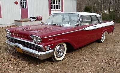 1959 mercury monterey tudor sedan 312 auto pb nice cruiser