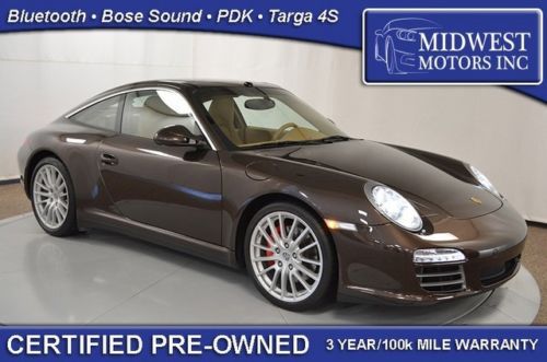 2009 porsche 911 targa 4s awd pdk certified carrera 2010 2011 2012