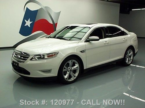 2011 ford taurus sho awd ecoboost sunroof nav 20&#039;s 39k! texas direct auto