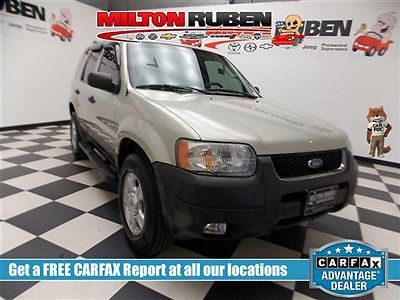 2003 ford escape xlt 4wd 4 dr suv automatic gasoline 3.0l v6 fi dohc satin silve