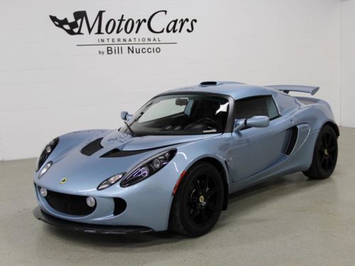 2007 lotus exige s - polar blue/ blk- 15k miles, track pac, touring, starshield!